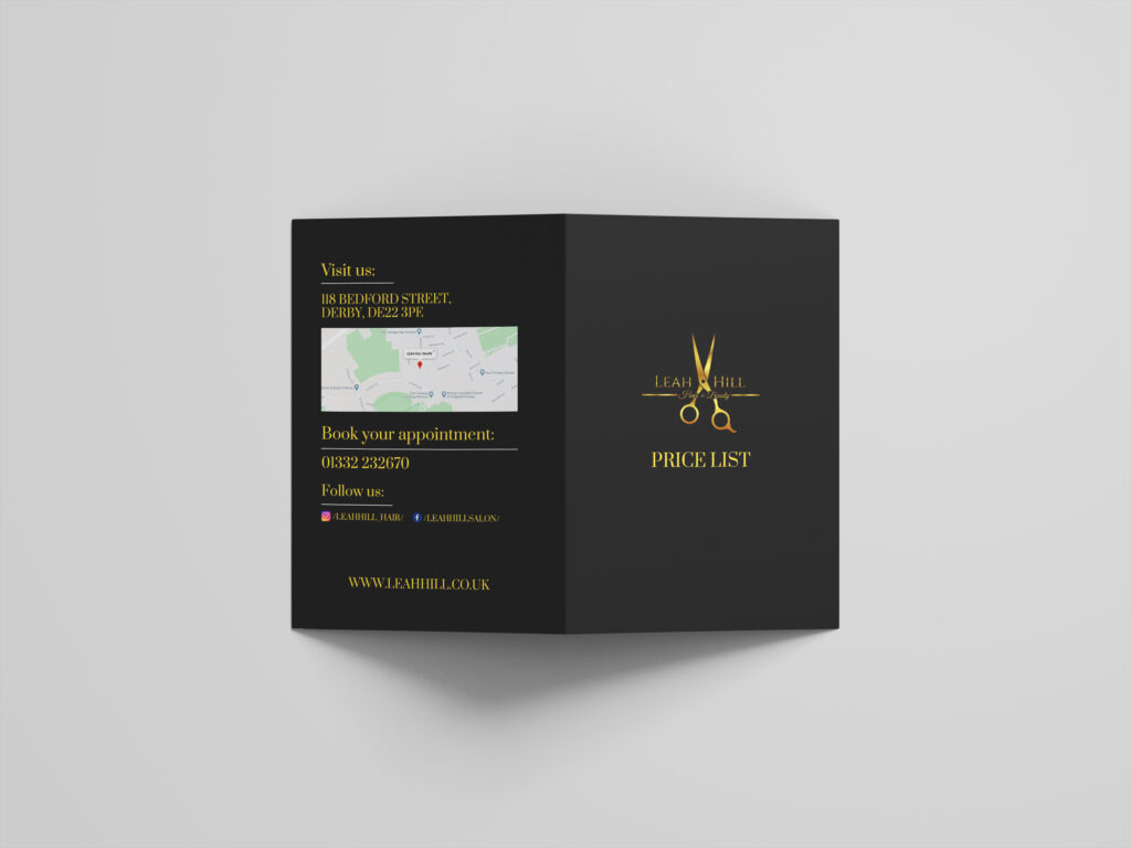 Beauty Salon Pricelist